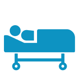 Patient in stretcher icon
