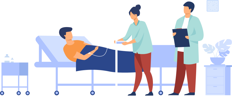 Vector Image Doctor patient nurse
